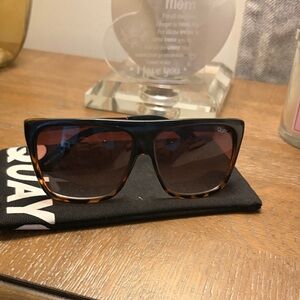 Quay Australia Black and Brown Sunglasses